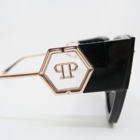 PHILIPP PLEIN Plein Rose Venus SPP041 Col. 0Z42 Black Oversized New Sunglasses. main image 7